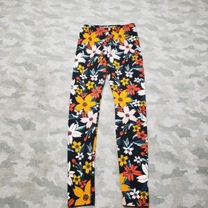 Nike Pants Womens Small Multicolor Pull On‎ Just Do It Floral